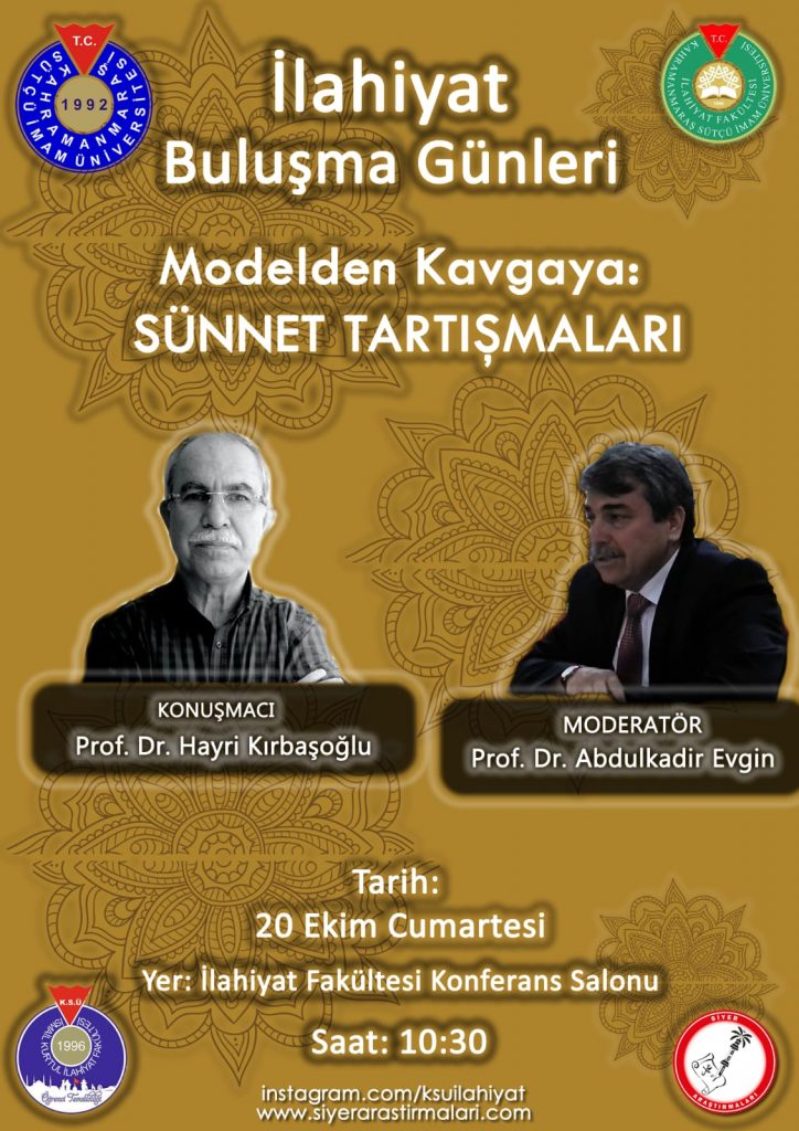 İlahiyat Buluşmaları Prof. Dr. Hayri Kırbaşoğlu’nu ağırlıyor