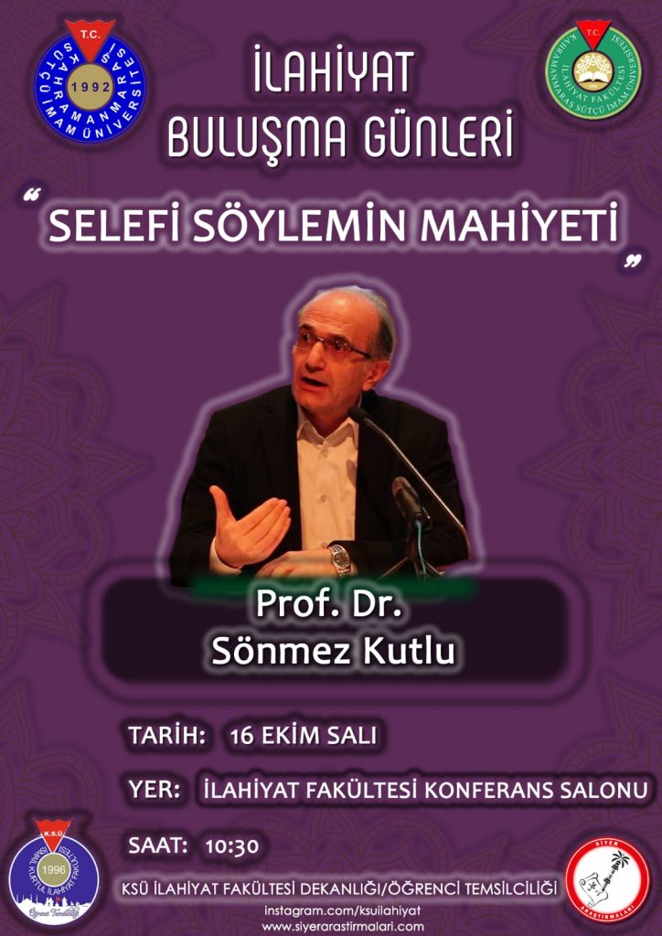Prof. Dr. Sönmez Kutlu İlahiyat Buluşmaları’nda