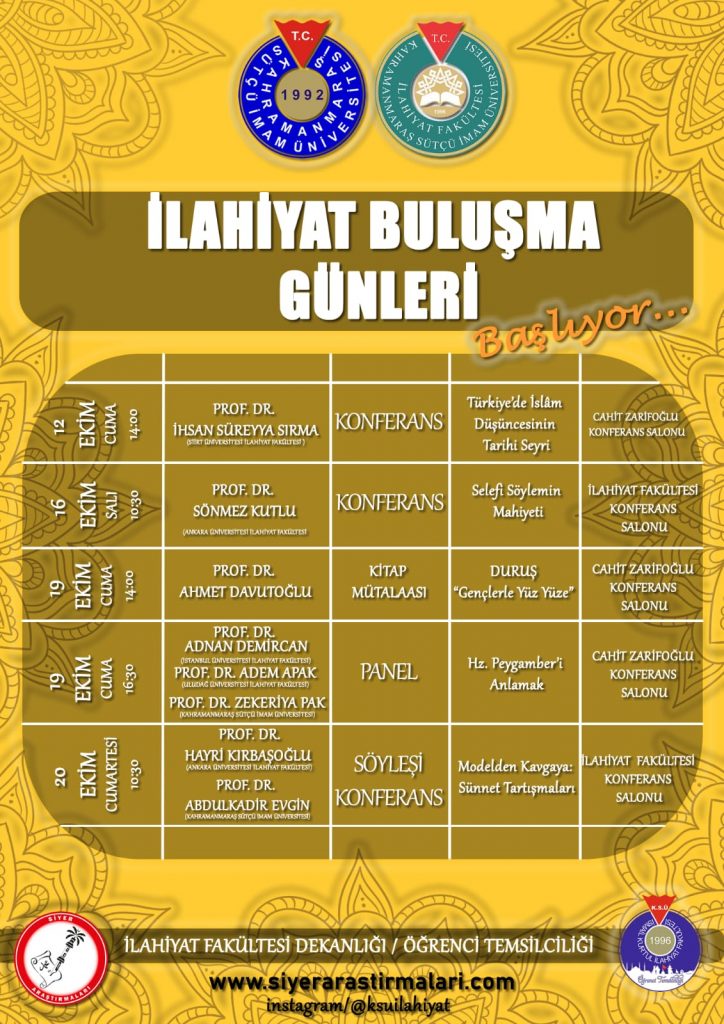 İlahiyat Buluşmaları’nda bu hafta tam bir ilim şöleni