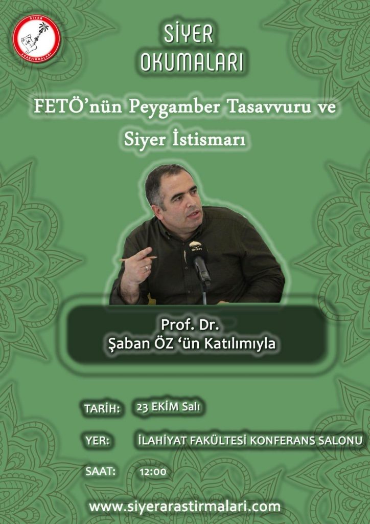 Prof. Dr. Şaban Öz, Siyer Okumalarında