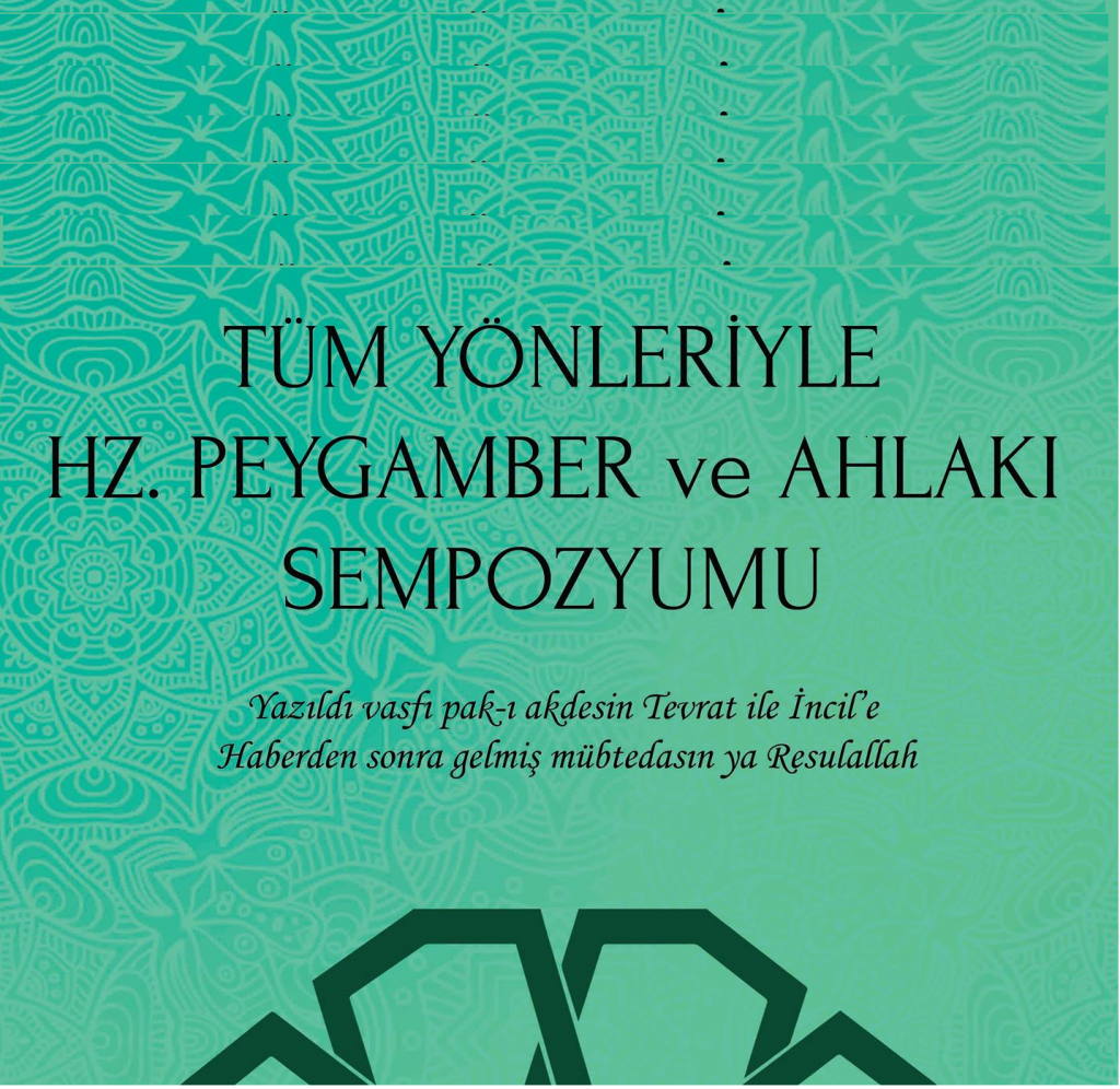 Kocaeli’de düzenlenecek Tüm Yönleriyle Hz. Peygamber ve Ahlakı Sempozyumu’ndayız