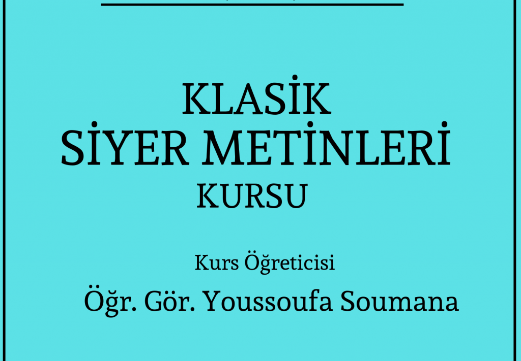 Klasik Siyer Metinleri Kursu başvuruları başladı