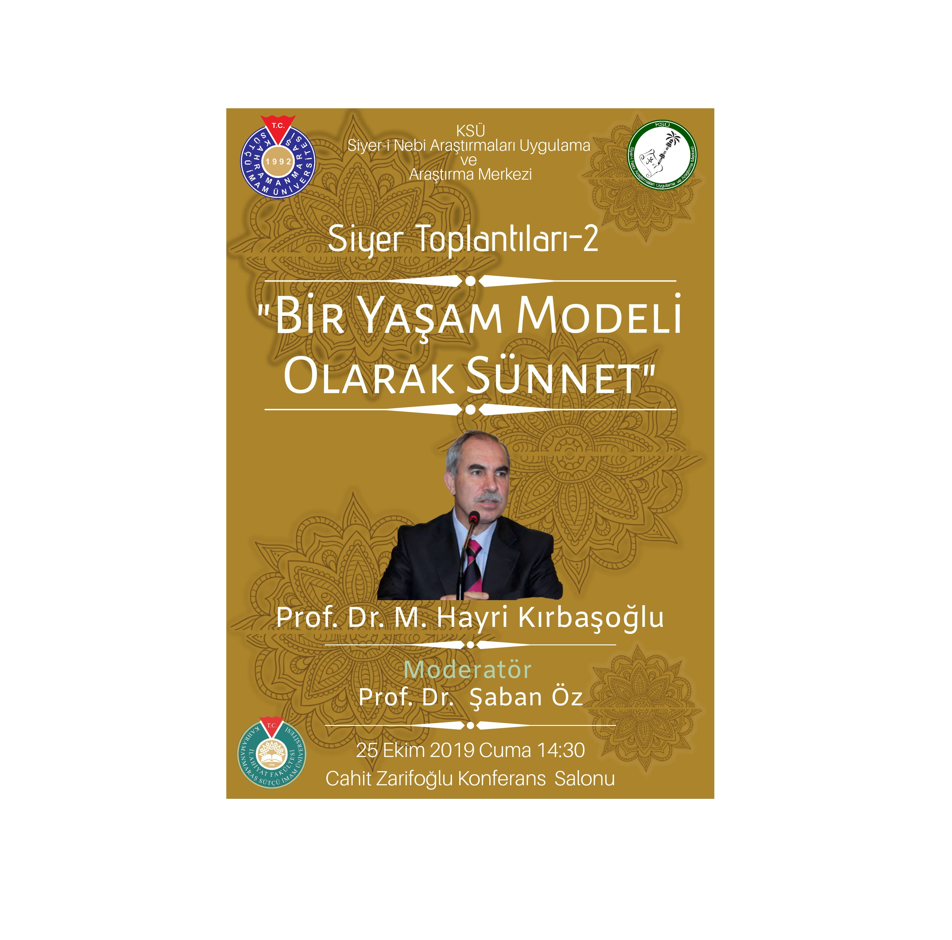 Prof. Dr. Hayri Kırbaşoğlu’nu ağırlıyoruz