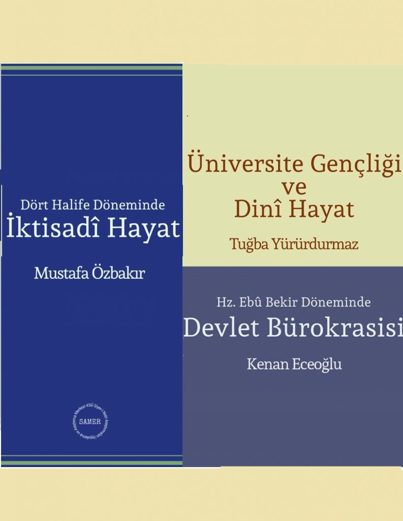 SAMER Yayınlarından üç kitap daha